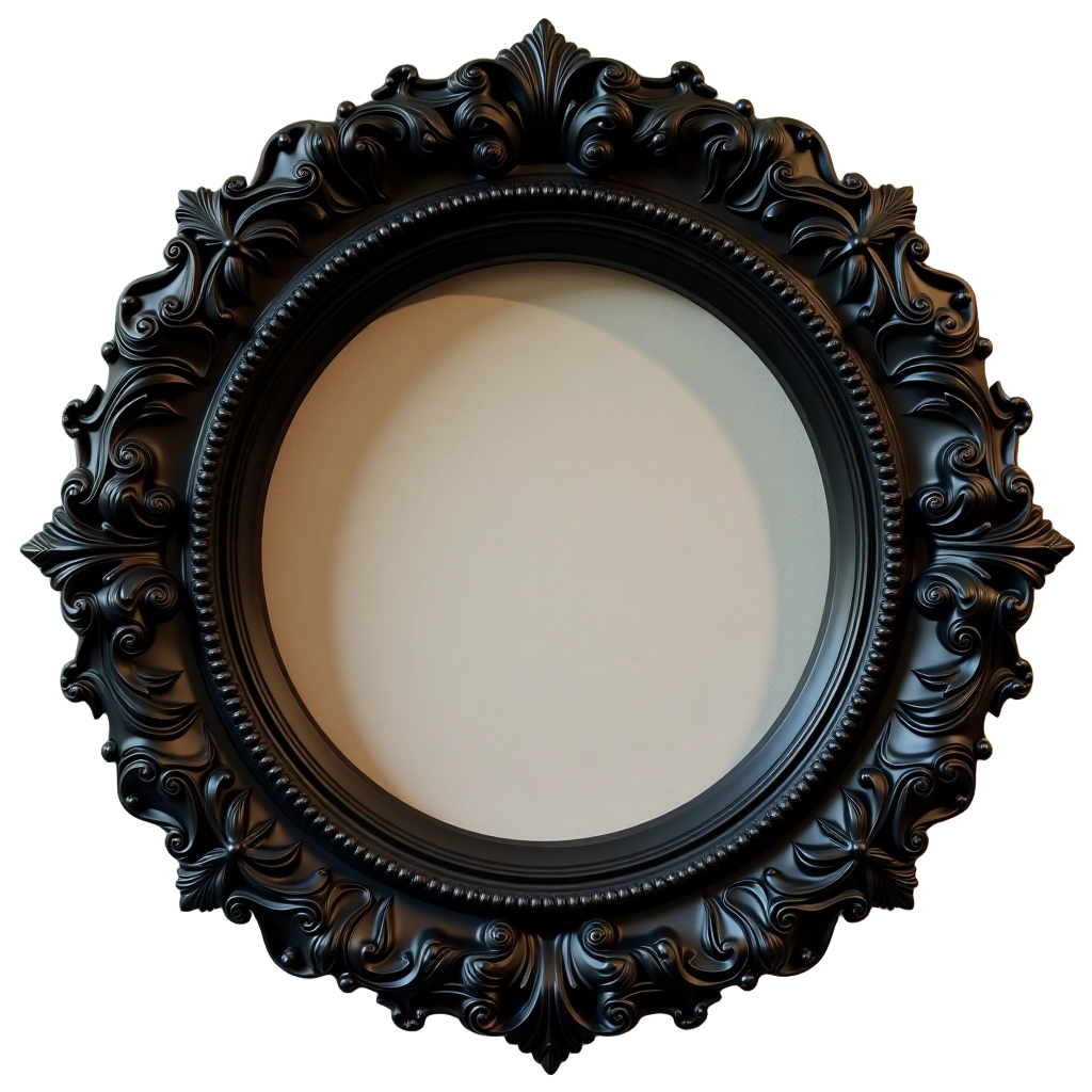 Ornate Black Picture Frame